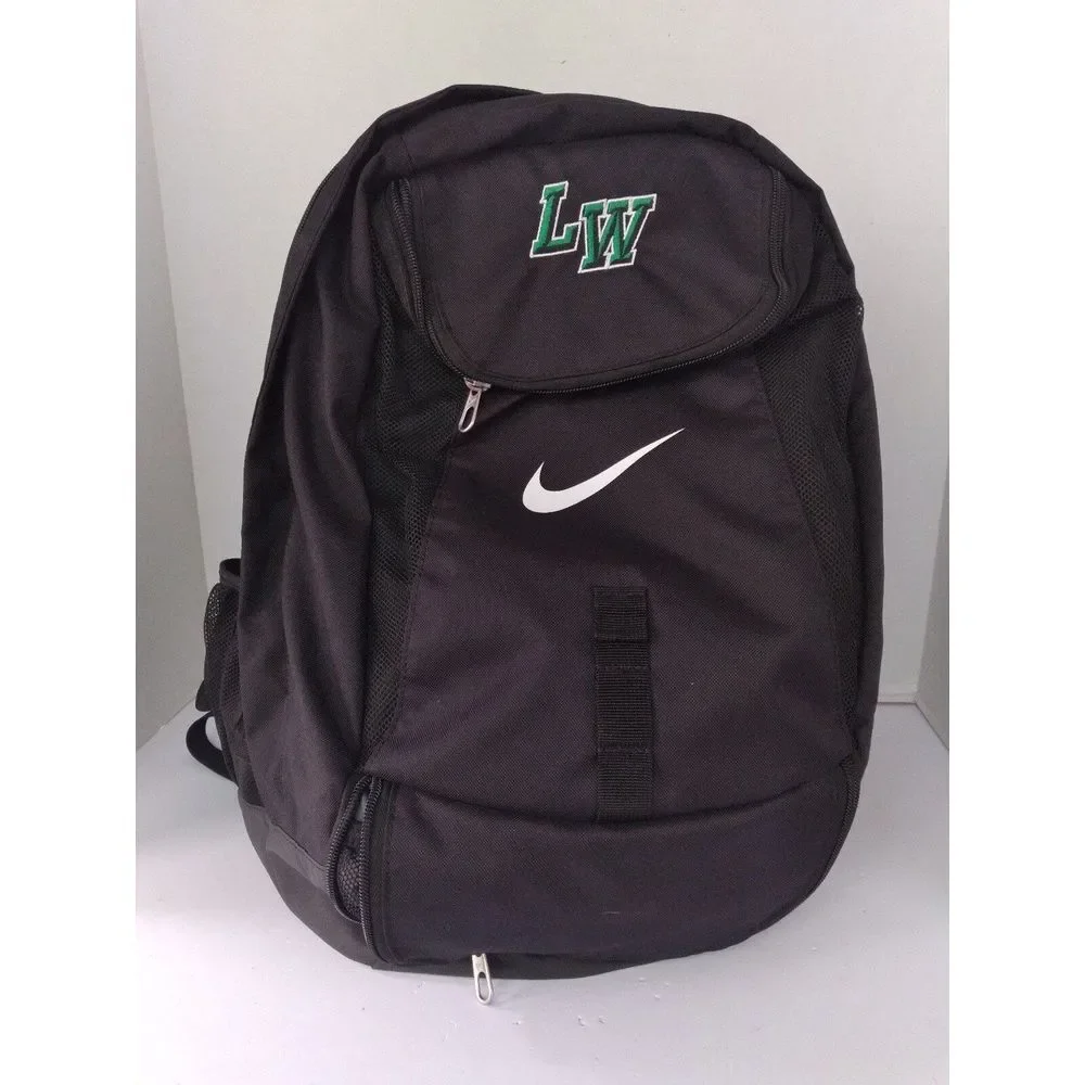 Nike Backpack Laptop School Travel Lightweight Black LW Logo‎